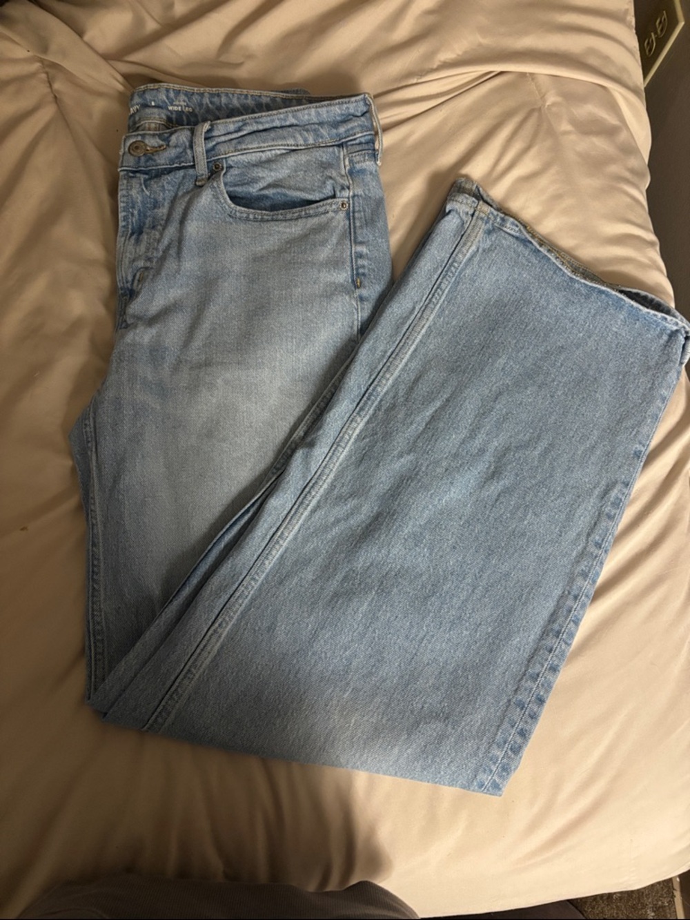 Classic Light old navy mid-rise wide leg